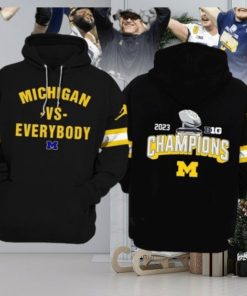 New Michigan Wolverines Vs Everybody 3d Hoodie Football Champions