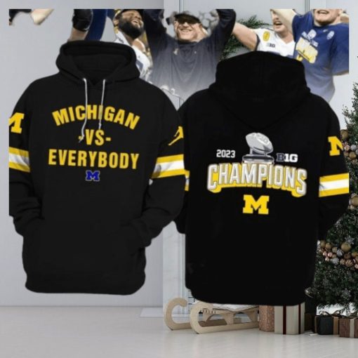 New Michigan Wolverines Vs Everybody 3d Hoodie Football Champions