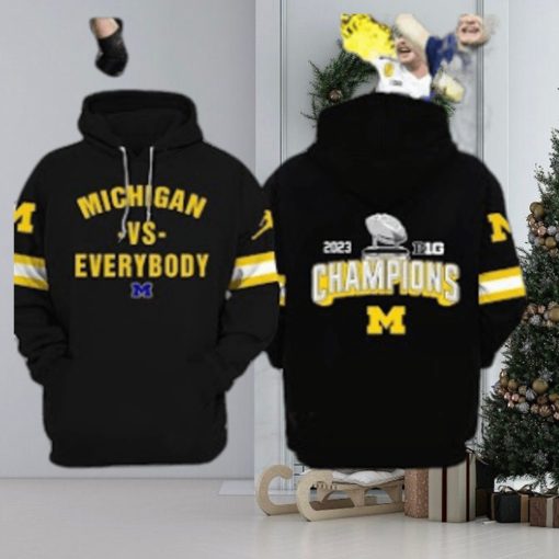 New Michigan Wolverines Vs Everybody Hoodie Football Champions