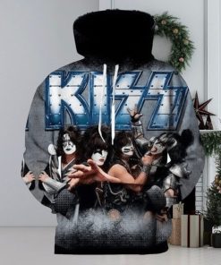 New Official Kiss Rock Band Members Limited Edition 3d Hoodie