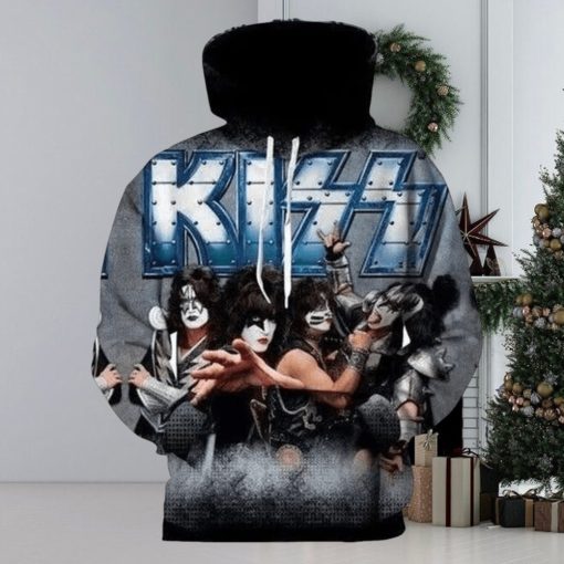 New Official Kiss Rock Band Members Limited Edition 3d Hoodie