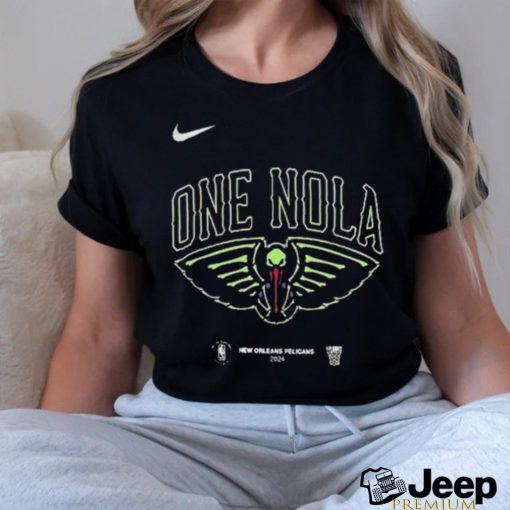 New Orleans Pelicans Nike One Nola 2024 NBA Playoffs Shirt