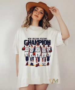 New Orleans Pelicans champion basketball cartoon shirt