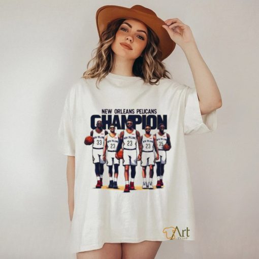 New Orleans Pelicans champion basketball cartoon shirt