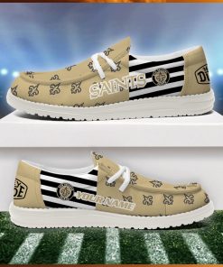 New Orleans Saints 2024 Version Personalized Hey Dude Shoes