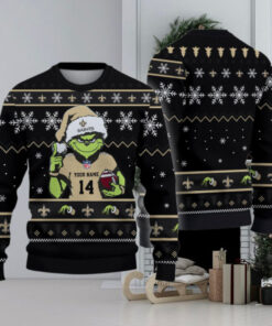 New Orleans Saints Custom Chrismas Ugly Sweater