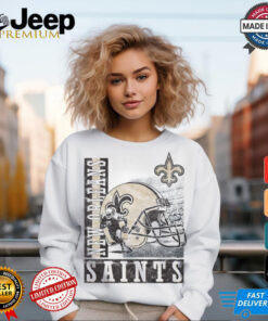 New Orleans Saints Helmet Dash T Shirt