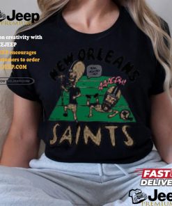 New Orleans Saints NFL x Homage x Beavis and Butt Head Unisex Tri Blend T Shirt