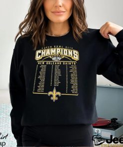 New Orleans Saints Super Bowl XLIV Champions shirt
