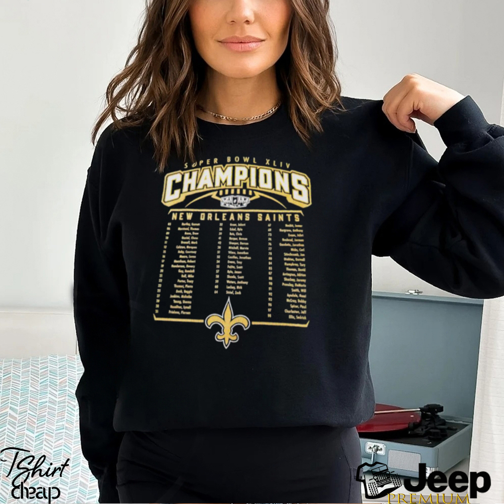 New Orleans Saints Super Bowl XLIV Champions shirt teejeep