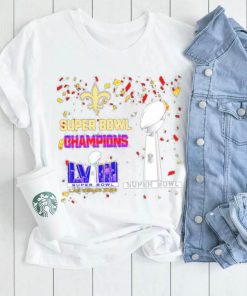 New Orleans Saints football Super Bowl Champions Las Vegas 2024 logo shirt