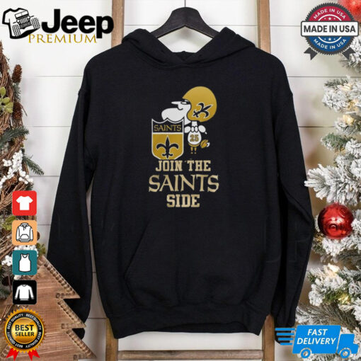 New Orleans Saints x Snoopy Join The Saints Side T Shirts