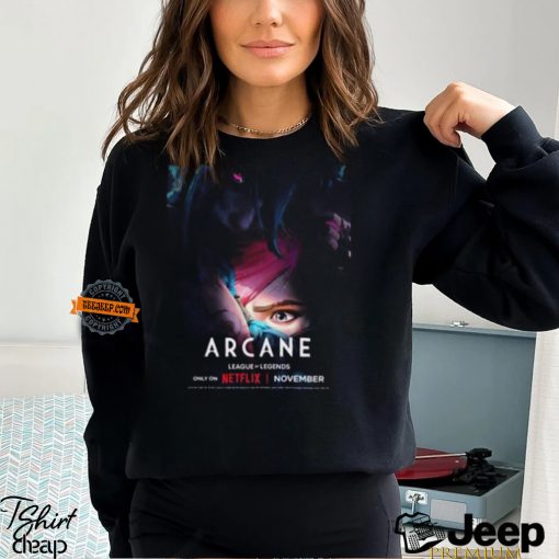 New Poster For Arcane Season 2 Premiering On Netflix In November Unisex T Shirt