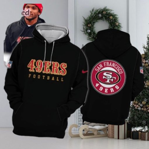 New San Francisco 49ers All Over Printed Clothes 3d Hoodie