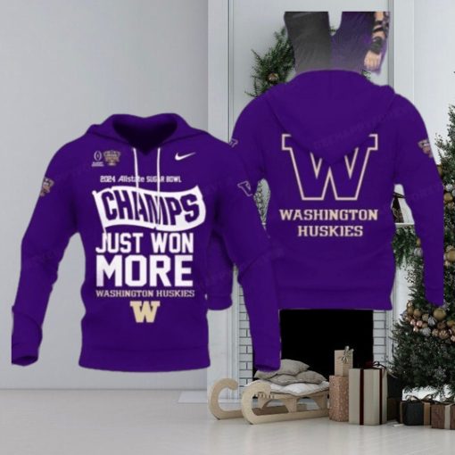 New Washington Huskies 2024 Sugar Bowl Champions Hoodie