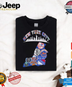 New York City teams collage shirt