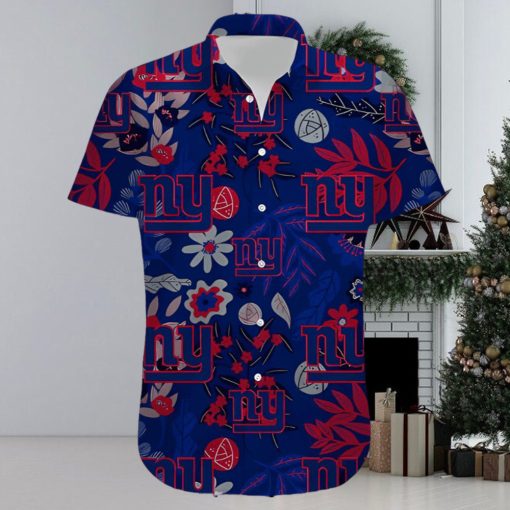 New York Giants Aloha Hawaiian Shirt For Men And Women