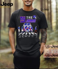 New York Giants American Football Team NFL Signatures shirt