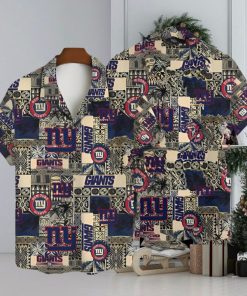 New York Giants Elite Themed Hawaiian Shirt