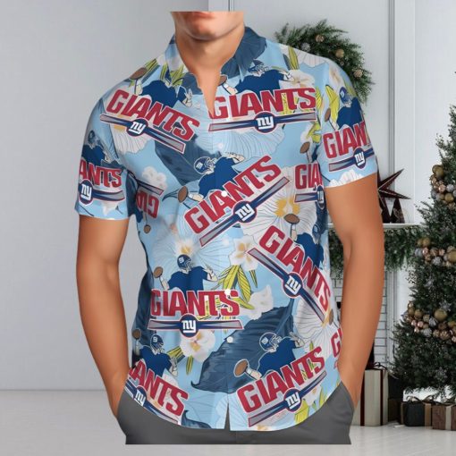 New York Giants Football Hawaiian Shirt