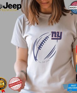 New York Giants G III 4Her by Carl Banks Subtle Football Fitted T Shirt