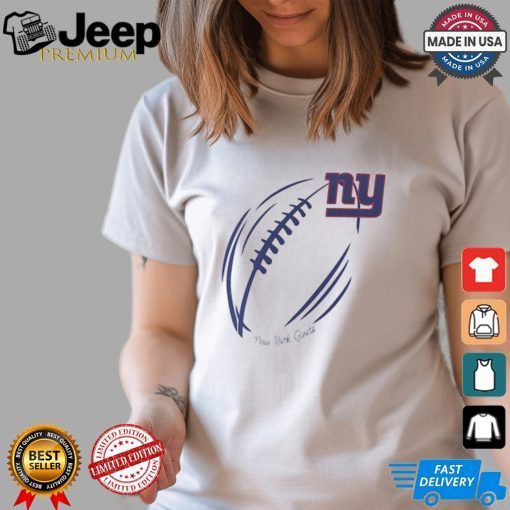 New York Giants G III 4Her by Carl Banks Subtle Football Fitted  T Shirt