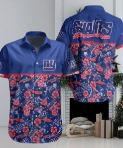 New York Giants Hawaiian Shirt Tropical Pattern New Trend Summer