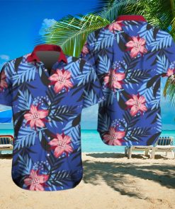 New York Giants Hawaiian Tracksuit Floral Outfits Button Down Shirt Beach Shorts