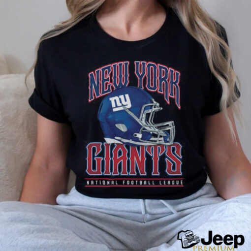 New York Giants Helmet Garment Dyed Heavyweight T Shirt