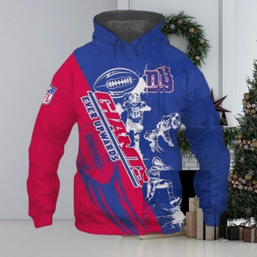 New York Giants Hoodie 3D Cartoon Player Cute Sweatshirt