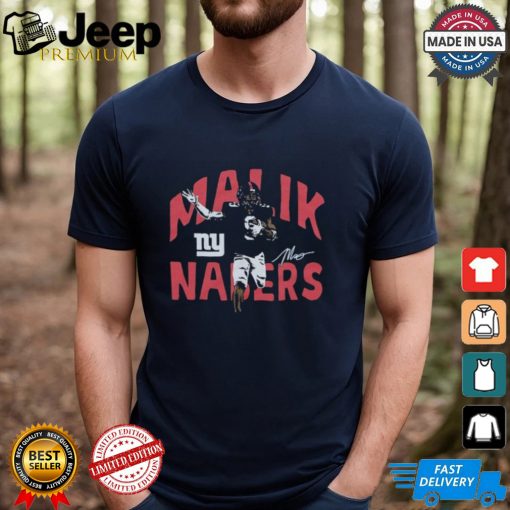 New York Giants Malik Nabers Signature T Shirts