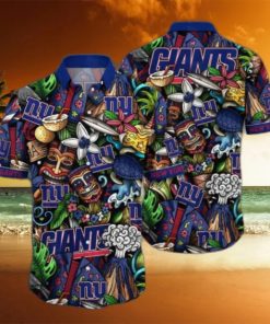 New York Giants NFL Flower Hawaii Shirt And Tshirt For Fans