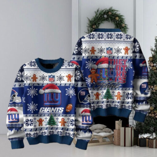 New York Giants They Not Like Us Christmas Happy Holidays Ugly Sweater