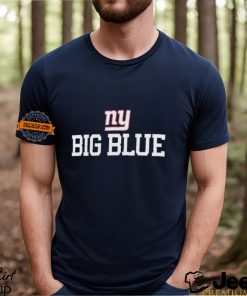 New York Giants big blue slogan shirt