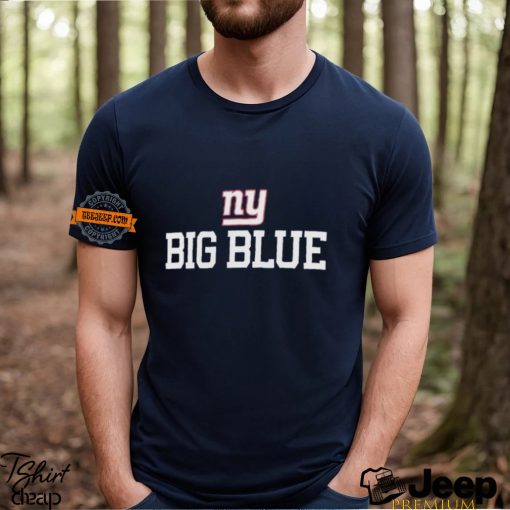 New York Giants big blue slogan shirt