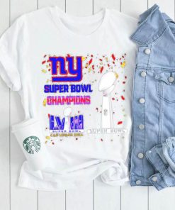 New York Giants football Super Bowl Champions Las Vegas 2024 logo shirt