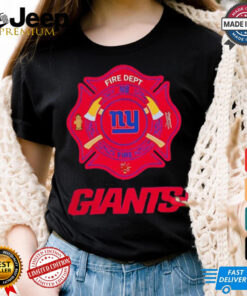 New York Giants shirt Firefighter Appreciation logo