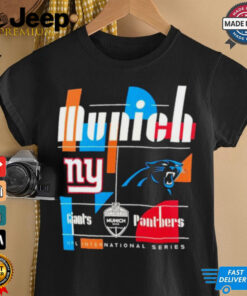 New York Giants vs Carolina Panthers International Games Munich 2024 NFL logo shirt