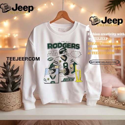 New York Jets Aaron Rodger 4 tim MVP Comic Shirt