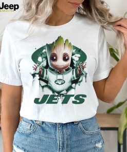 New York Jets Baby Groot Blood Inside Me Shirt