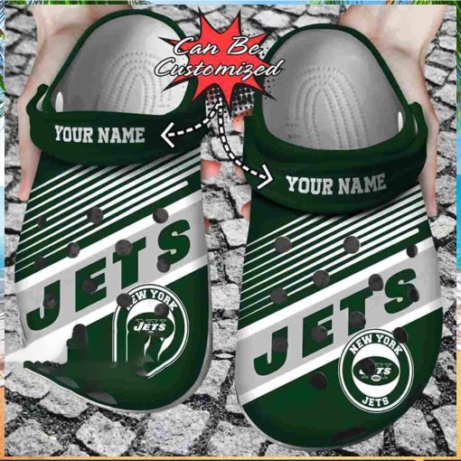 New York Jets Crocs Logo Team Clog Shoes Gift