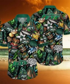 New York Jets NFL Flower Hawaii Shirt And Tshirt For Fans