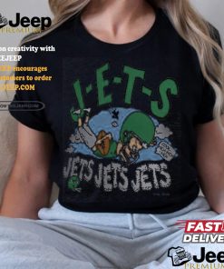 New York Jets NFL x Homage x Beavis and Butt Head Unisex Tri Blend T Shirt