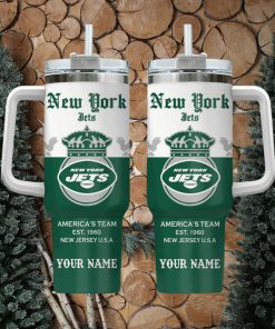 New York Jets Personalized NFL Corona Extra 40oz Stanley Tumbler