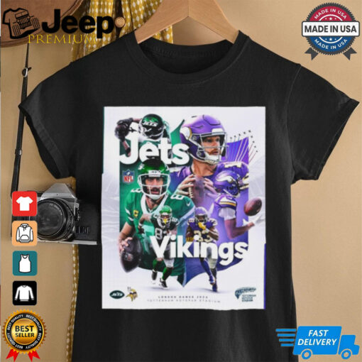 New York Jets Vs Vikings London games 2024 Tottenham Hotspur Stadium shirt