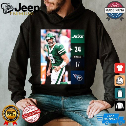 New York Jets Win 24 17 Titans 2024 NFL Week 2 Final Score Shirt