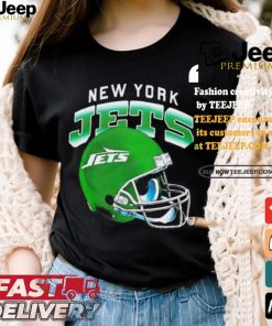 New York Jets gradient helmet shirt