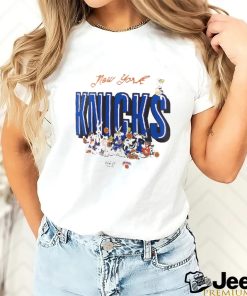 New York Knicks Looney Tunes All Character Graphic T Shirt