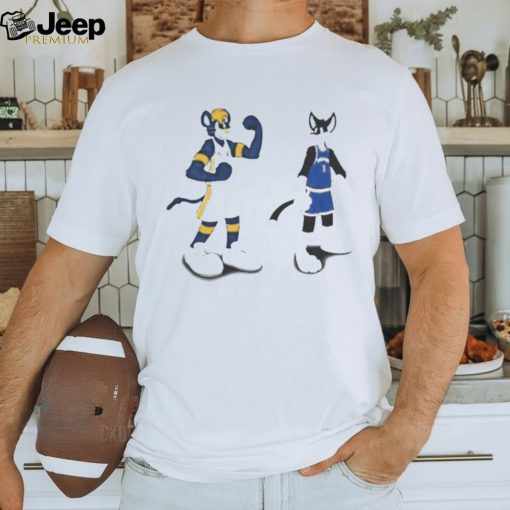 New York Knicks VS Indiana Pacers NBA Mascot T Shirt