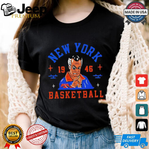 New York Knicks coach Tom Thibodeau New York basketball 1946 shirt